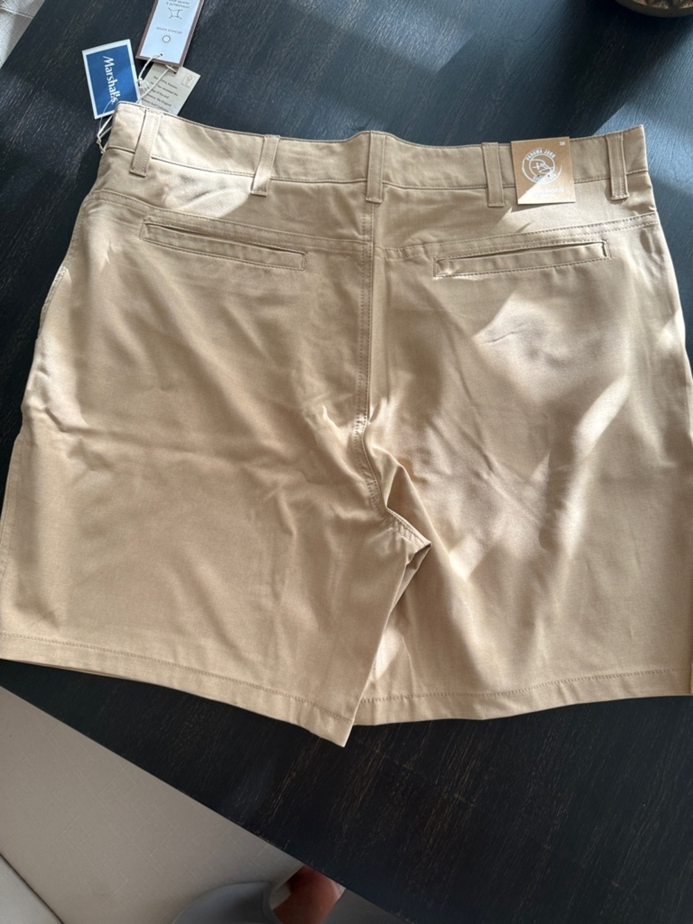 Panama Jack Men's Hybrid Shorts in Light Khaki - Picture 5 of 6